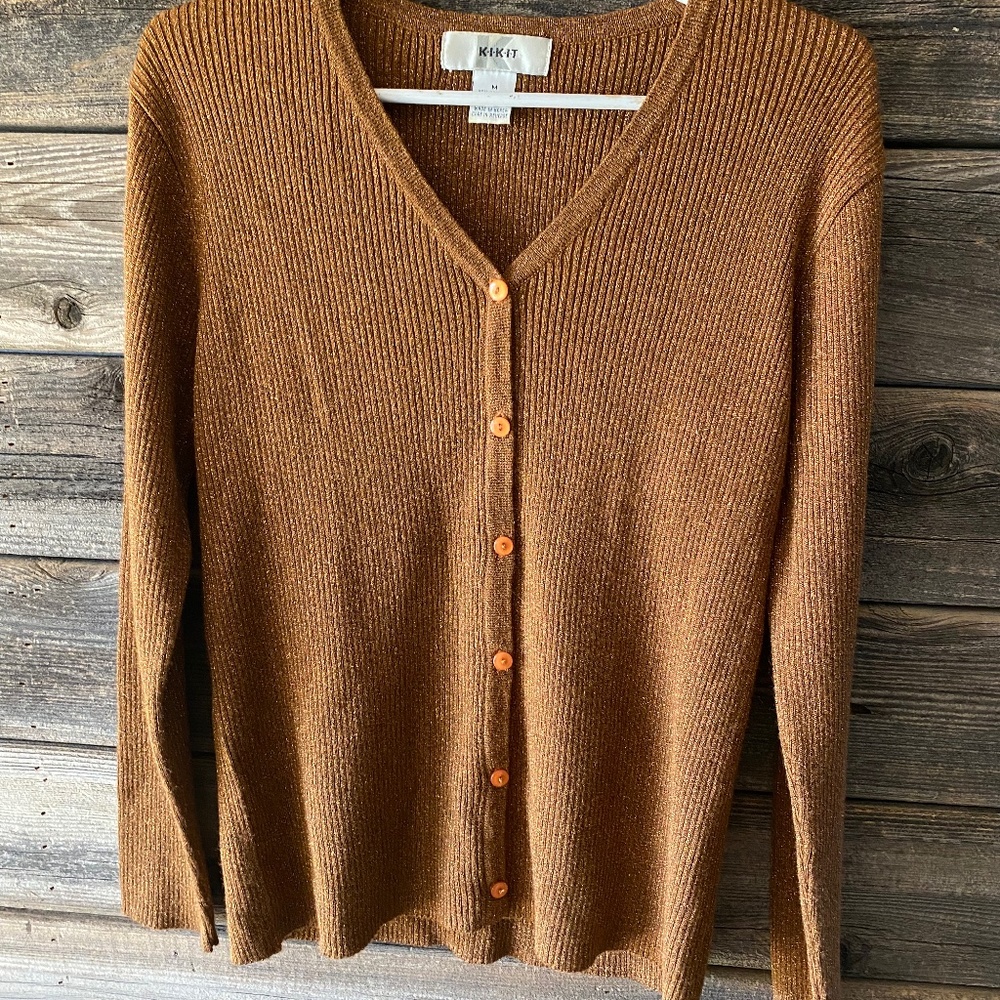 Retro copper sweater